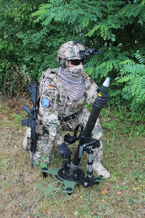 ラインメタルが特殊部隊向けの携帯用60㎜迫撃砲RSG60を発表
