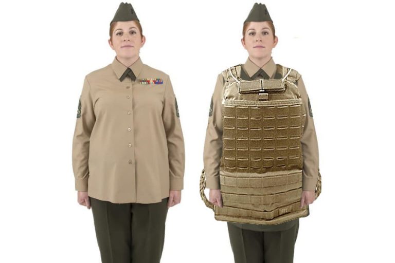 米海兵隊は妊婦と肥満向けのボディアーマーを導入する