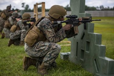 米海兵隊の射撃技能によるライフル資格ARQ