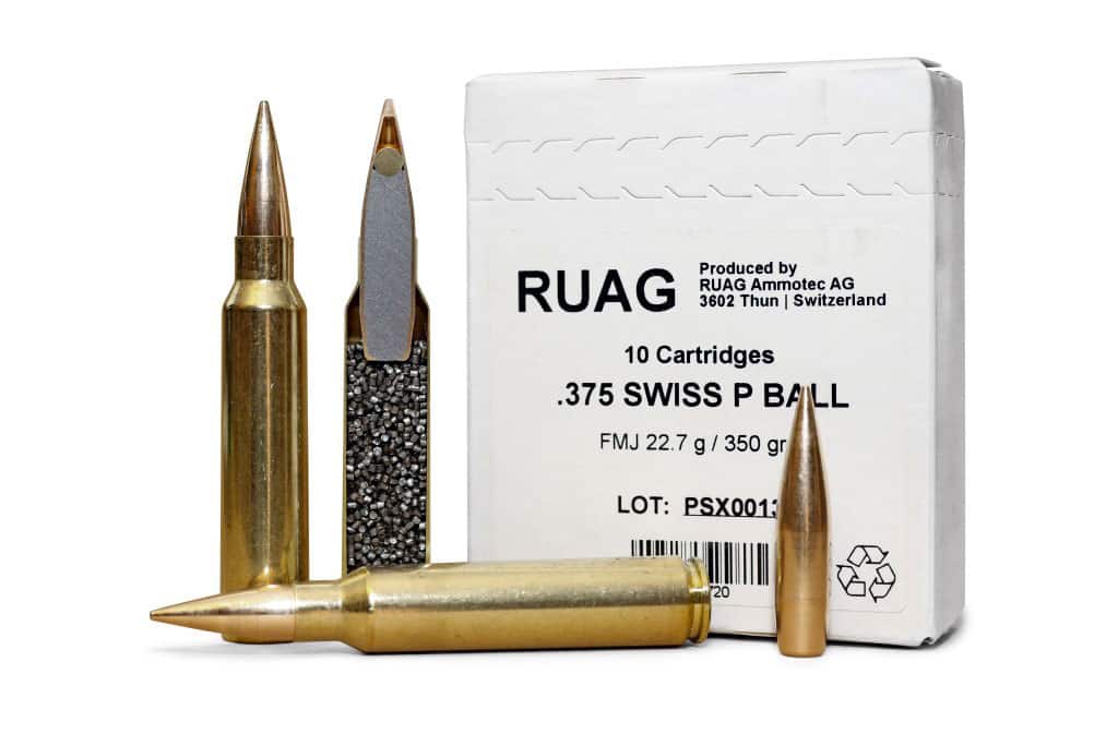 スイスのRUGAが狙撃銃用の新しい弾薬.375 SWISS Pを発表