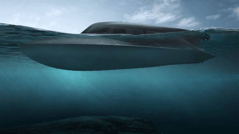 高速艇と潜水艇の能力を併せ持つ特殊部隊の未来の乗り物「Victa」