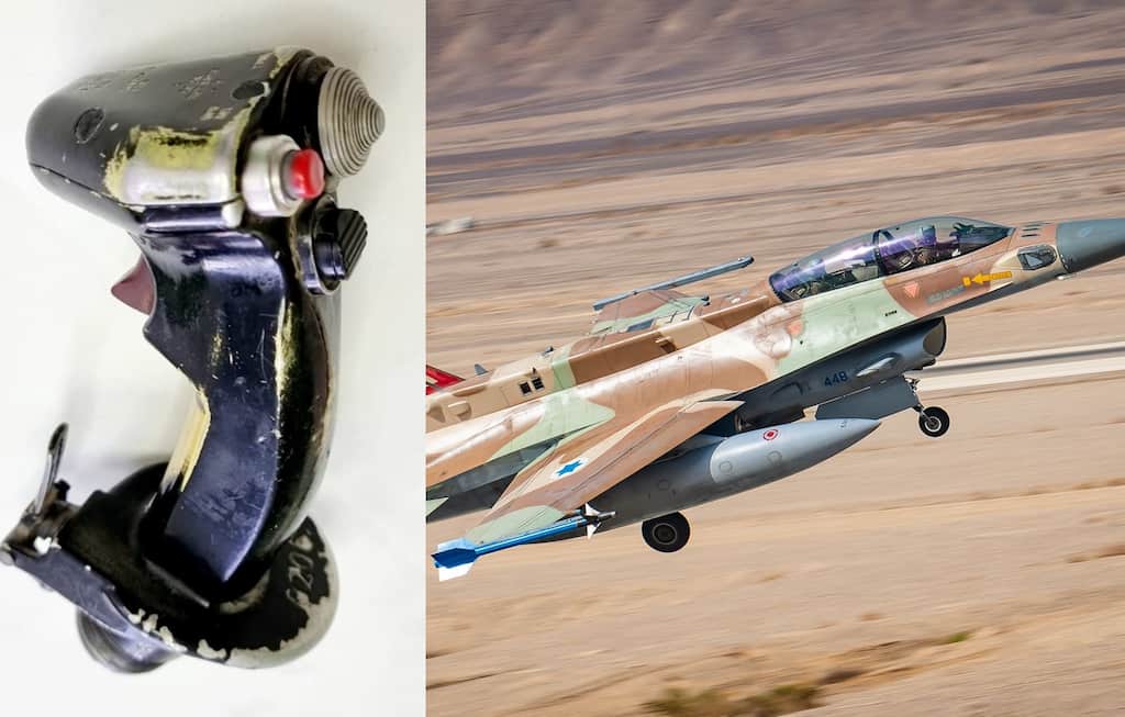イラクの原子炉を破壊したイスラエルのF-16の操縦桿が競売に