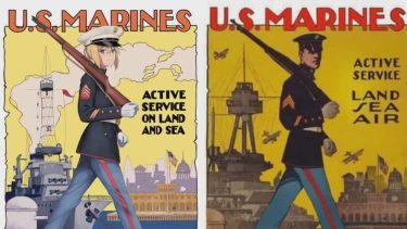 米海兵隊がヴァイオレット・エヴァーガーデン風の募集ポスターを掲げ話題に