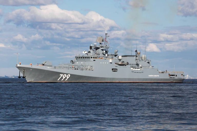 撃沈されとされるアデミラル・マカロフは黒海艦隊の最新鋭フリゲート艦です