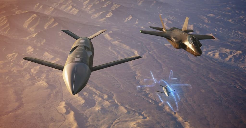 F-35戦闘機は将来AIドローンと連携します