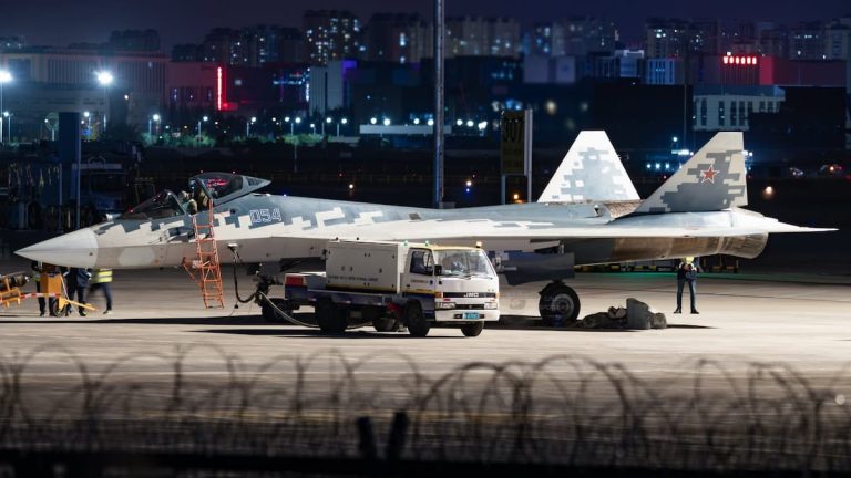 中国の航空ショーに登場したロシアのSu-57戦闘機、観客から嘲笑される